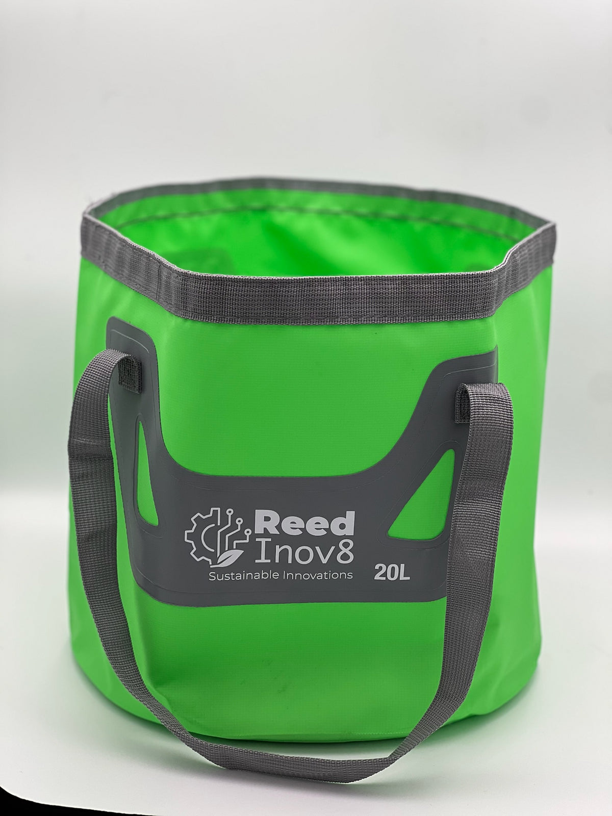 Green Reed Inov8 folding water bucket, 20L shown