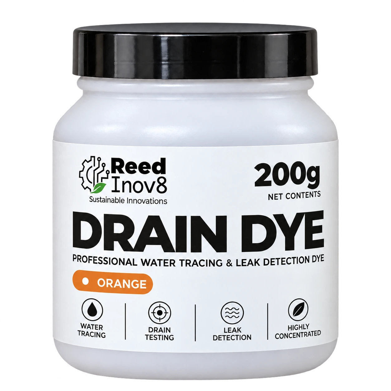 Orange Drain Dye 200g