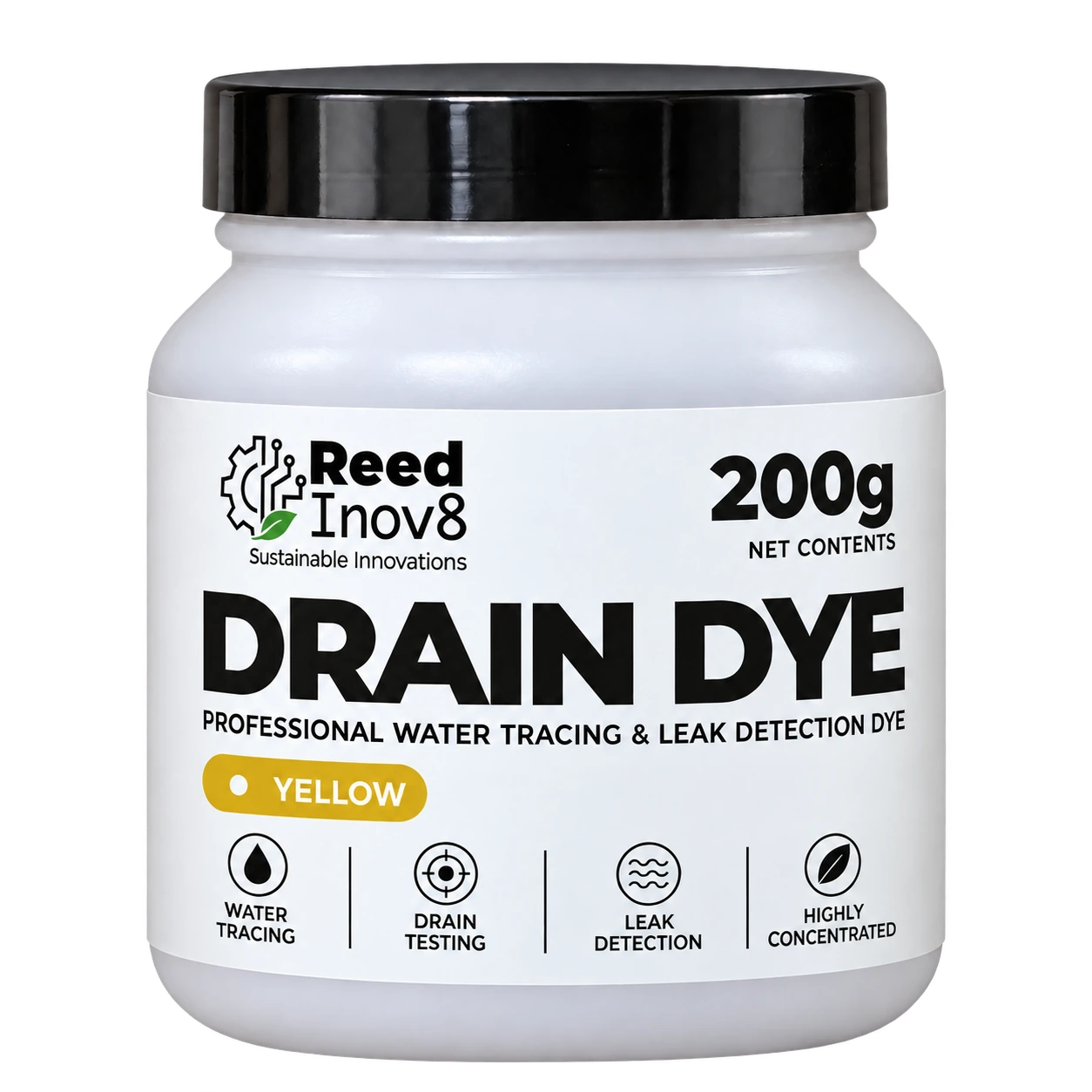 Yellow Drain Dye 200g